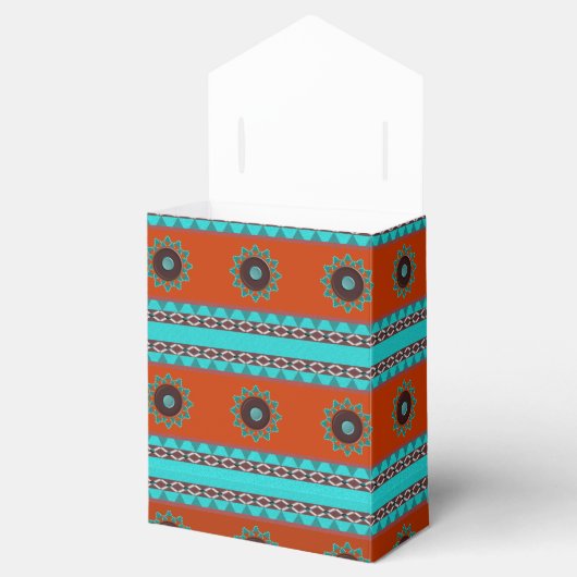 Zuidwesten Motif Party Favor Box Bedankdoosjes (Geopend)