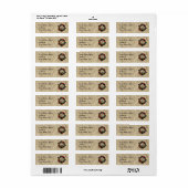 Zuidwesten Pepper krans Feliz Navidad Etiket (Full Sheet)
