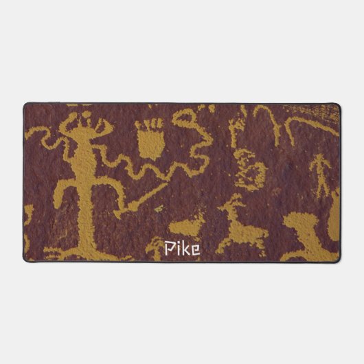 Zuidwesten Petroglyph gepersonaliseerd Bureaumat (Voorkant)