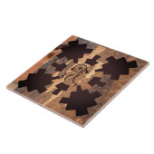 Zuidwesten Petroglyph Native Amerikaanse Keramisch Tegeltje (Zijkant)