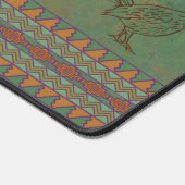 Zuidwesten Roadrunners Geometrische Sagebrush Groe Bureaumat (Hoek)
