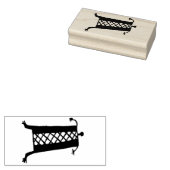 Zuidwesten, rotstekening, petroglief rubberen stem rubberstempel (Gestempeld)