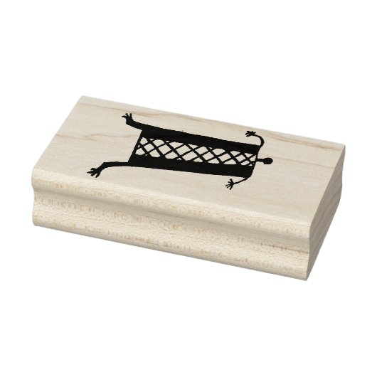 Zuidwesten, rotstekening, petroglief rubberen stem rubberstempel (Stempel)