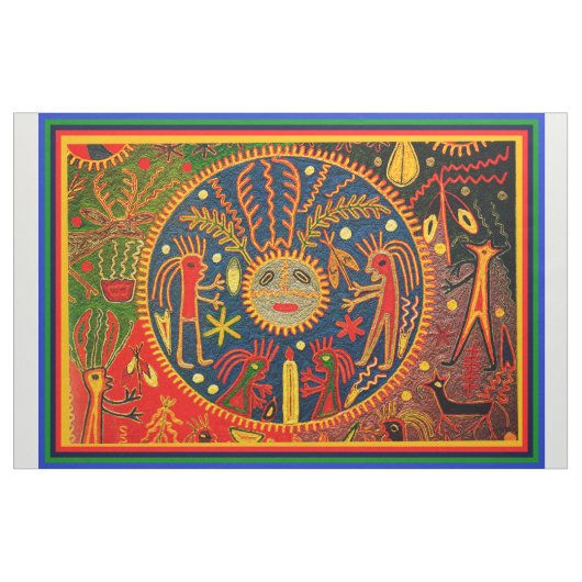 Zuidwesten Shaman Huichol Ritueel Ontwerper Stof (Yard (91,4 cm))