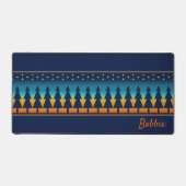 Zuidwesten Sunset dennen en sterren gepersonalisee Bureaumat (Voorkant)