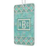 Zuidwesten Turquoise Stone Geometrisch gepersonali Luchtverfrisser (Links)