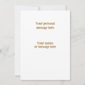 Zuidwesten Tuxedo Cat gepersonaliseerde Thanksgivi Kaart (Achterkant)