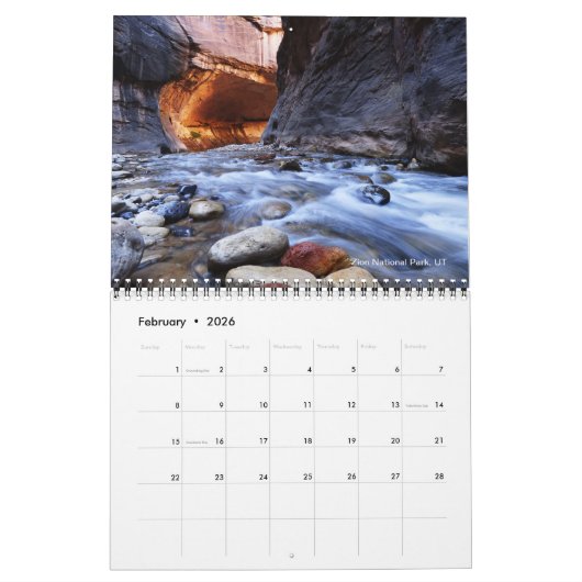 Zuidwesten VS Fine Art Photography 2026 Kalender (Feb 2026)