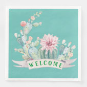 Zuidwesten welkomstpapier servet (Voorkant)