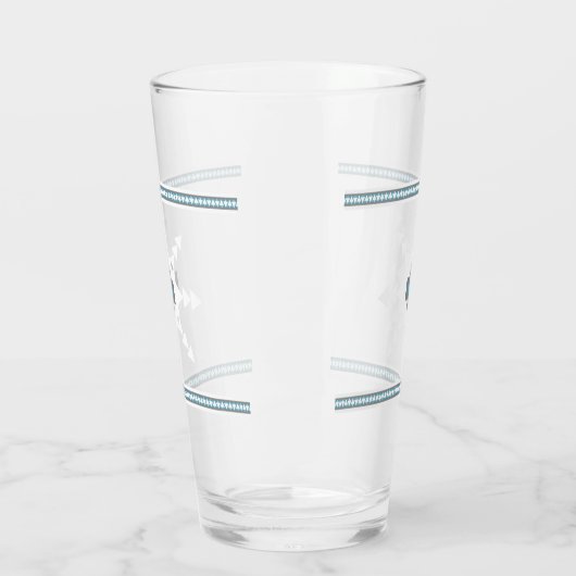 Zuidwesten Winter Duidelijke Sneeuwvlok Glas (Links)