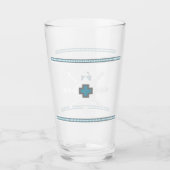 Zuidwesten Winter Duidelijke Sneeuwvlok Glas (Voorkant)