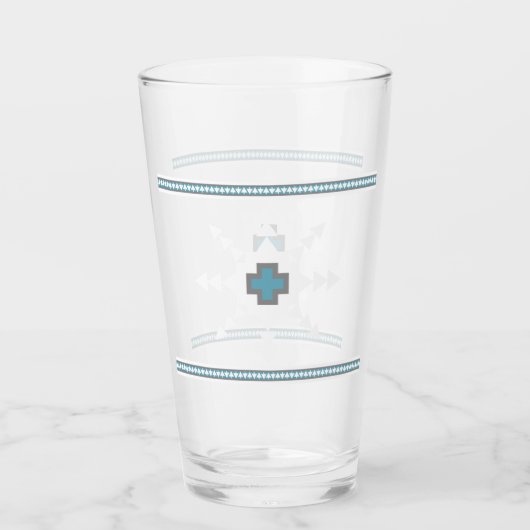 Zuidwesten Winter Duidelijke Sneeuwvlok Glas (Voorkant)