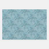 Zuidwesten Winter Sneeuwvlokken Hertendennen Patro Inpakpapier Vel (Voorkant 2)