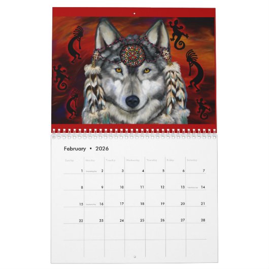 ZUIDWESTERN ART CALENDAR KALENDER (Feb 2026)
