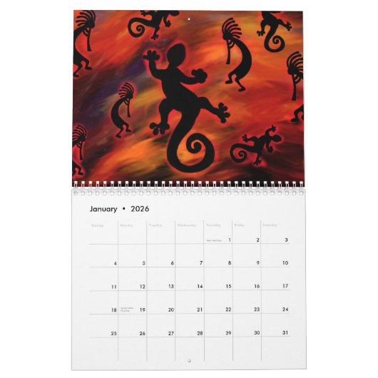ZUIDWESTERN ART CALENDAR KALENDER (Jan 2026)