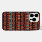 Zuidwesters etnisch patroon iPhone hoesje (Achterkant horizontaal)