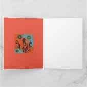 ZUIDWESTERS KOKOPELLI-KUNST   KAART (Binnen)