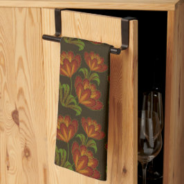 Zuidwesterse bloemenservetdoeken voor de keuken theedoek
