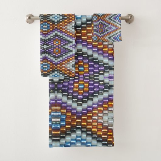 Zuidwesterse Kralen Kunst Bad Handdoek (Insitu)