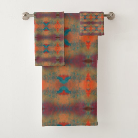 Zuidwesterse Kunst Abstract Patroon Bad Handdoek (Insitu)