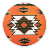 Zuidwesterse patroon plezier keramische knop (Voorkant)