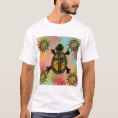ZUIDWESTERSE SCHILDPAD KUNST T-SHIRT (Voorkant)