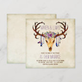 Zuidwesterse trouw 'Deer Antler' Kaart (Voorkant / Achterkant)