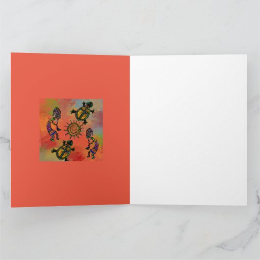 ZUIDWESTERSKOKOPELLI-KUNST KAART (Binnen)