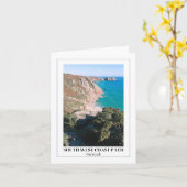 Zuidwestkustpad, Porthcurno, Cornwall Kaart (Gele Bloem)