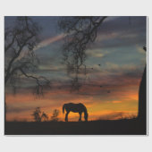 Zuidwestpaardewerkpapier Cadeaupapier (Vlak)