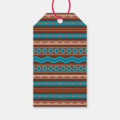 Zuidweststijl Geometrisch Ontwerp Cameron Gorge Cadeaulabel (Voorkant)