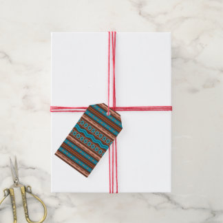 Zuidweststijl Geometrisch Ontwerp Cameron Gorge Cadeaulabel