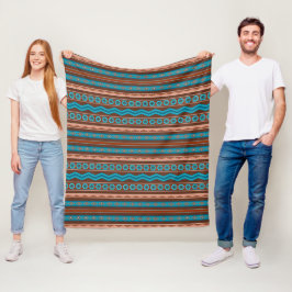 Zuidweststijl Geometrisch Ontwerp Cameron Gorge Me Fleece Deken