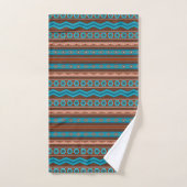 Zuidweststijl Geometrisch Ontwerp van Cameron Gorg Bad Handdoek (Handdoek)