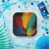 Zuidwestveer Abstract Papieren Bordje (Feest)