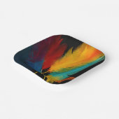 Zuidwestveer Abstract Papieren Bordje (Gebogen)