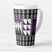 Zuidwestverdampingsbeschietingen in Paars Latte Mok (Rechterhoek)