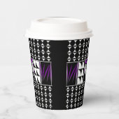 Zuidwestverdampingsbeschietingen in Paars Papieren Bekers (Links)