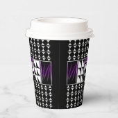Zuidwestverdampingsbeschietingen in Paars Papieren Bekers (Rechts)