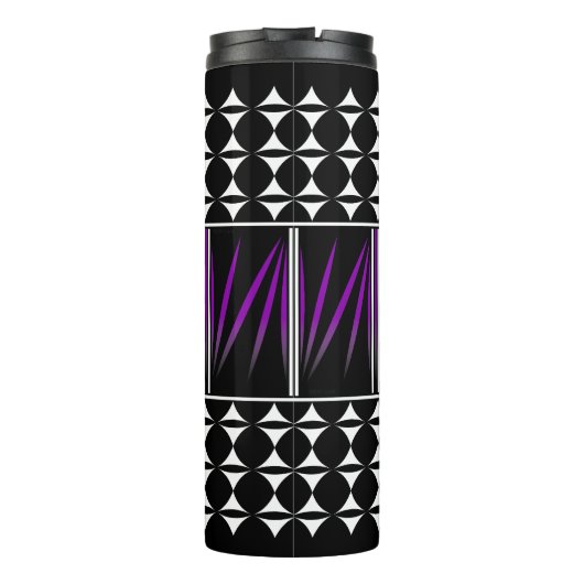 Zuidwestverdampingsbeschietingen in Paars Thermosbeker (Achterkant)