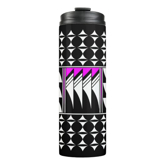 Zuidwestverdampingsverbijstering in roze tumbler thermosbeker (Voorkant)