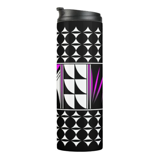 Zuidwestverdampingsverbijstering in roze tumbler thermosbeker (Geroteerd rechts)