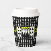 Zuidwestverdampingsversnijdingen in geel papieren bekers (Achterkant)