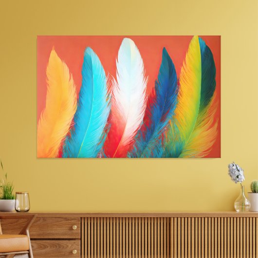 Zuidwestveren Canvas Afdruk (Insitu (Woonkamer))