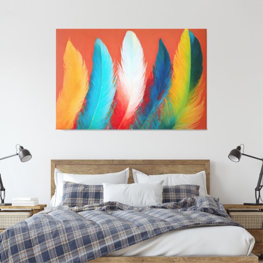 Zuidwestveren Canvas Afdruk (Insitu (Slaapkamer))