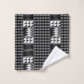 Zuidwestverweerszegelingen in grijs bad handdoek (Wasdoekje)