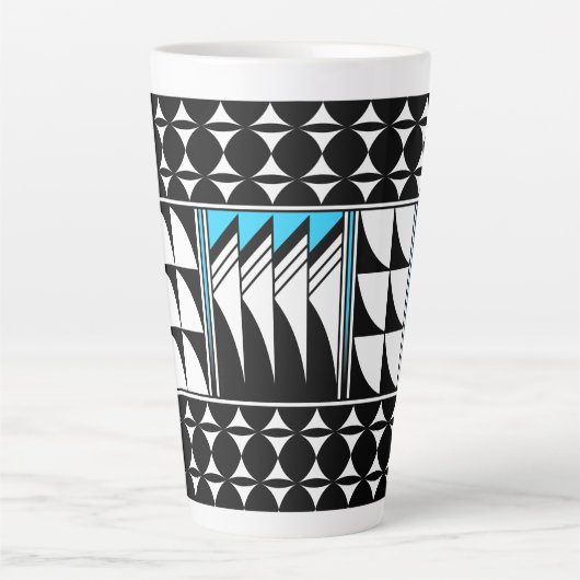 Zuidwestverweerszegelingen in Turquoise Latte Mok (Voorkant)