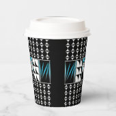 Zuidwestverweerszegelingen in Turquoise Papieren Bekers (Links)