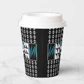 Zuidwestverweerszegelingen in Turquoise Papieren Bekers (Rechts)