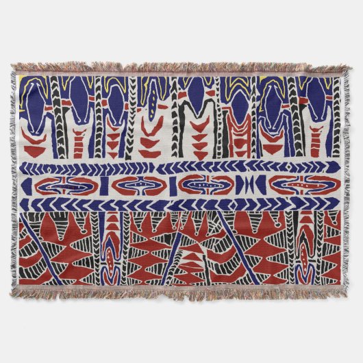 Zuidzee Samoa Batik Deken (Voorkant)